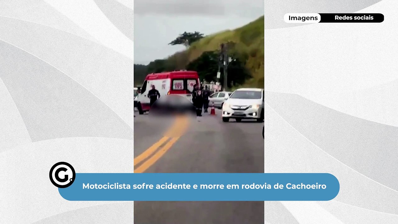 Motociclista sofre acidente e morre em rodovia de Cachoeiro