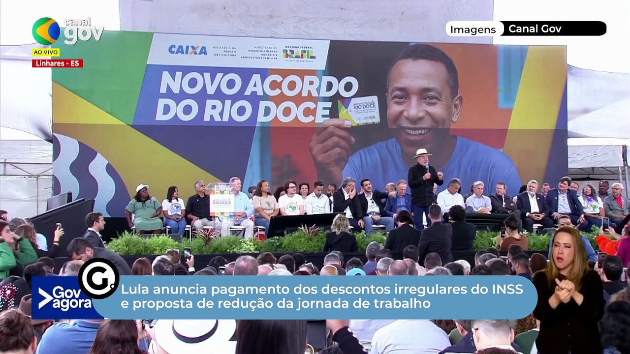 Lula anuncia pagamento dos descontos irregulares do INSS e proposta de redução da jornada de trabalho