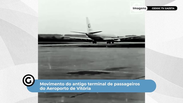 Movimento do antigo terminal de passageiros do Aeroporto de Vitória