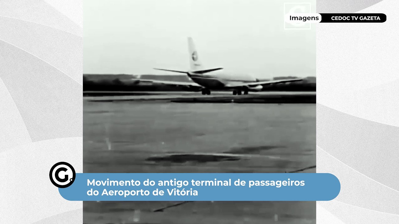 Movimento do antigo terminal de passageiros do Aeroporto de Vitória