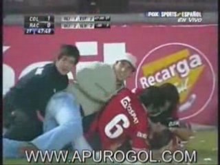 Colon 1 Racing 0 Gol de Rivarola