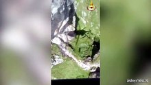 Il salvataggio di due escursionisti bloccati a 1.700 metri sul Monte Grona