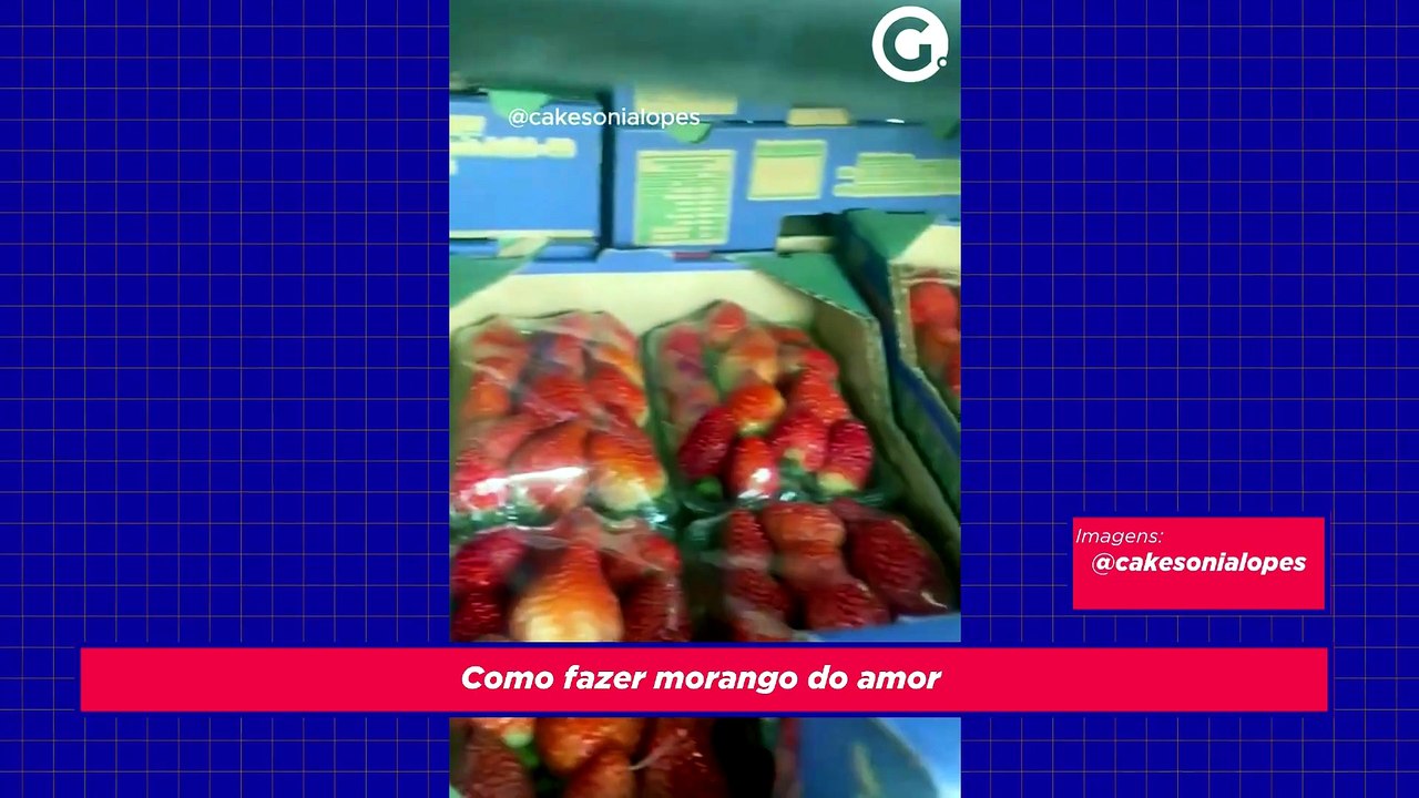 Como fazer morango do amor