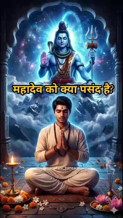 कर्म अच्छे होने चाहिए... पूजा तो रावण भी करता था 😳🔱#mahadev #shiv #mahakal #bholenath #bhaktireel