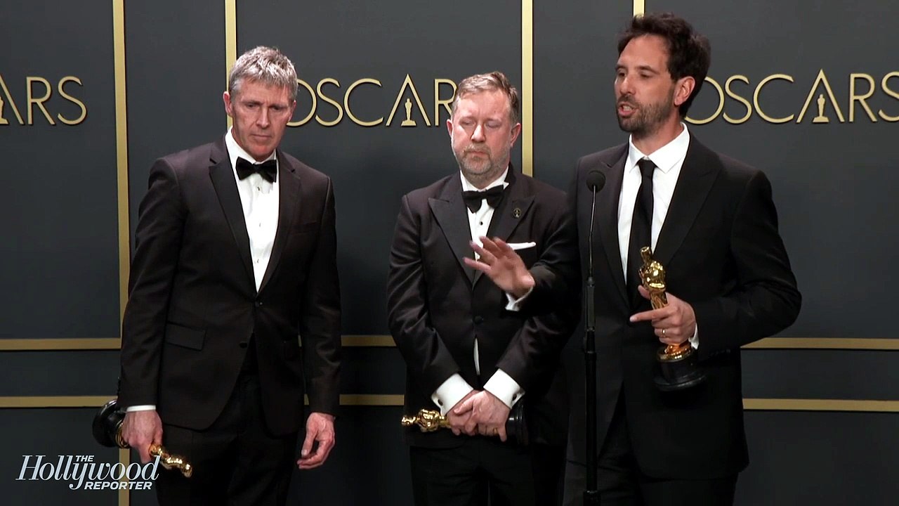 '1917' Team Discusses Best Visual Effects Win Backstage at 2020 Oscars [Full Movie]