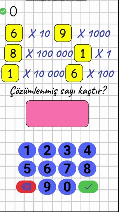 1.14- 6 basamaklı Sayılarda çözümleme - 4. Sınıf Matematik #shorts