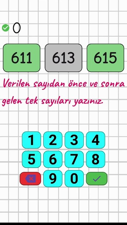 1.20- Tek ve Çift Sayı Yazma - 4. Sınıf Matematik #shorts