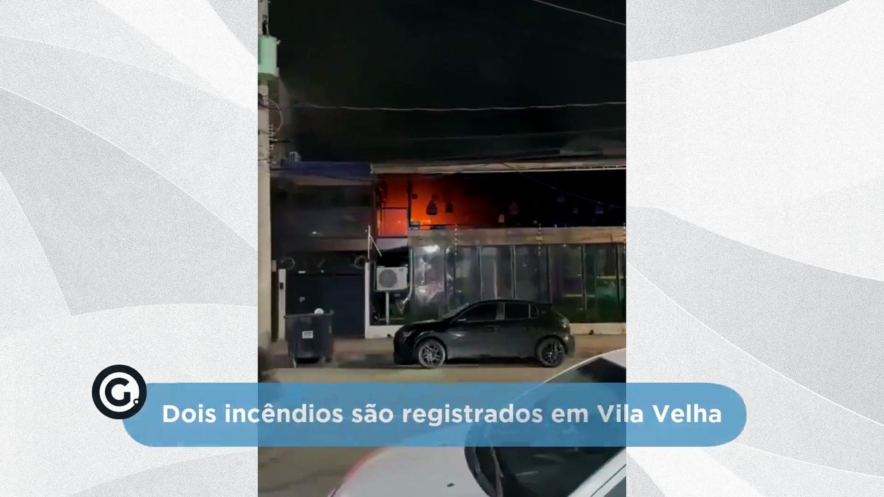Dois incêndios são registrados em Vila Velha