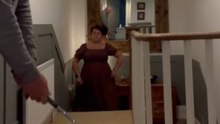 Hilarious Trick Shot: Man Swaps Golf Ball for Marshmallow Indoors