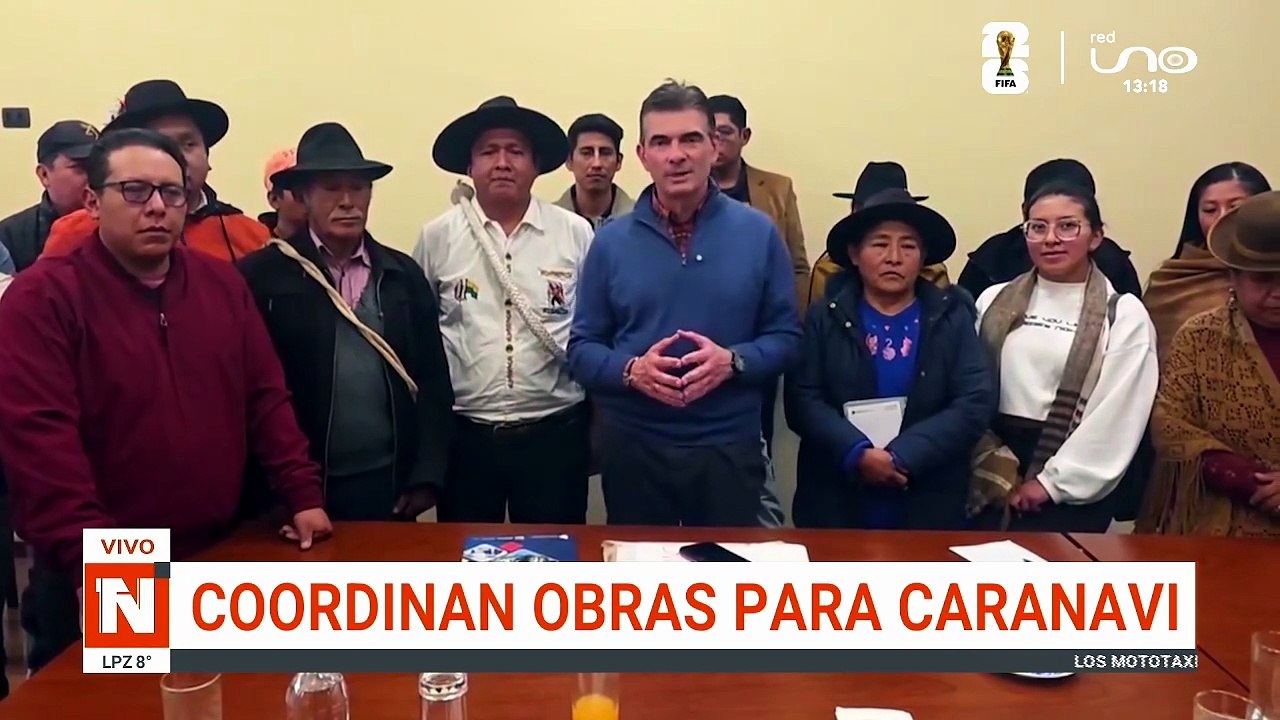 COORDINAN OBRAS PARA CARANAVI