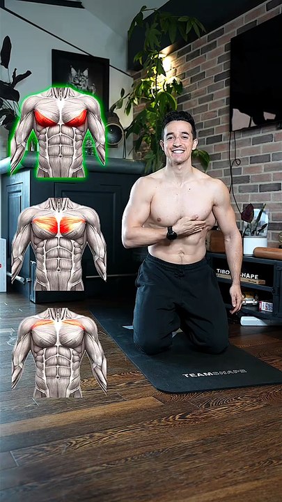 Bigger chest workout at home ! 🔥