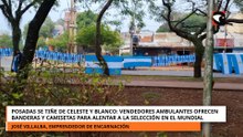 Vendedores ambulantes ofrecen banderas y camisetas para alentar a la Selección en el Mundial 2026