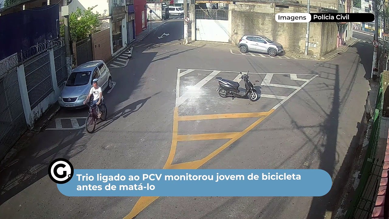 Trio ligado ao PCV monitorou jovem de bicicleta antes de matá-lo