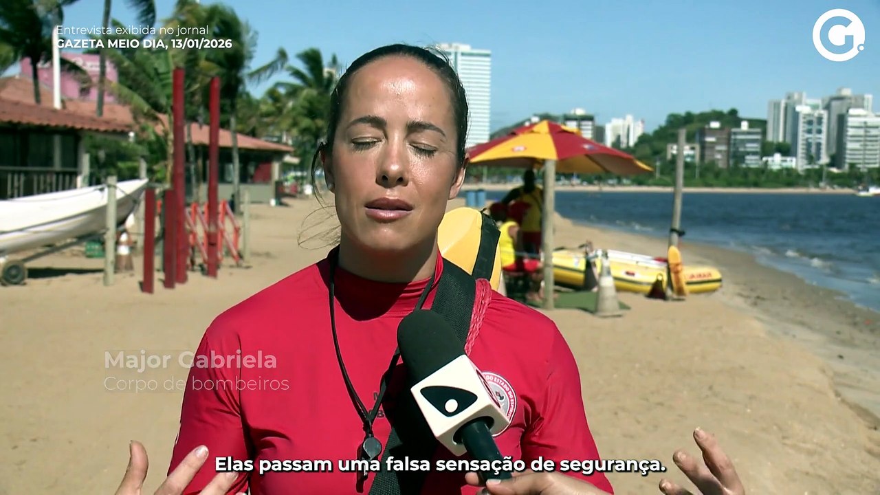 Especialista explica perigo das boias infláveis