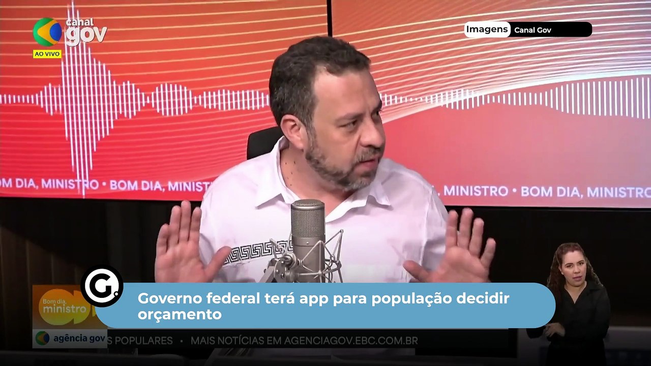 Governo federal terá app para população decidir orçamento