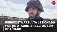 Un ataque de dron iraní alcanza a reportero durante cobertura al sur de Líbano