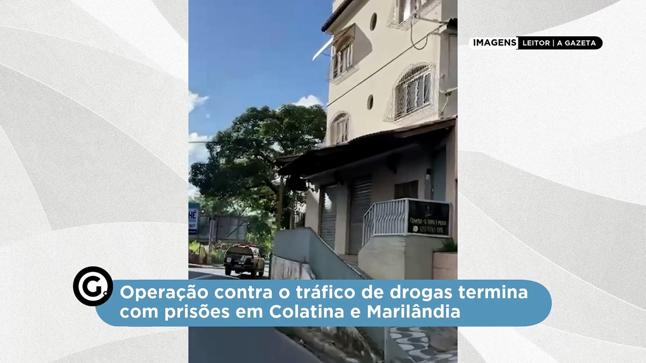 Operação contra o tráfico de drogas termina com prisões em Colatina e Marilândia