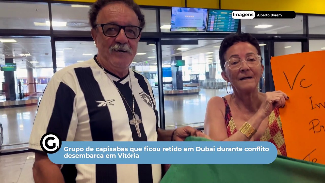 Grupo de capixabas que ficou retido em Dubai durante conflito desembarca em Vitória