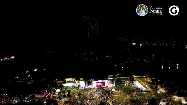 Show com drones homenageia a padroeira do Espírito Santo e a cultura capixaba