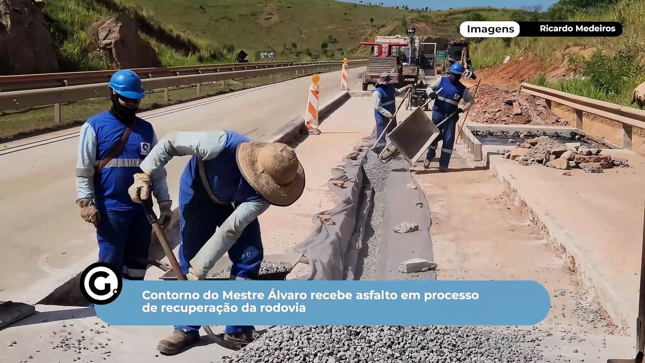 Contorno do Mestre Álvaro recebe asfalto em processo de recuperação da rodovia