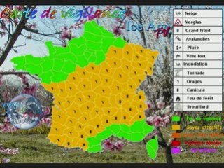 Meteo du Lundi 23 juin 2008
