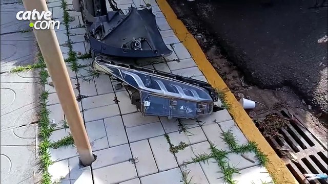 Idosos ficam feridos em acidente com carros e moto no Centro de Toledo