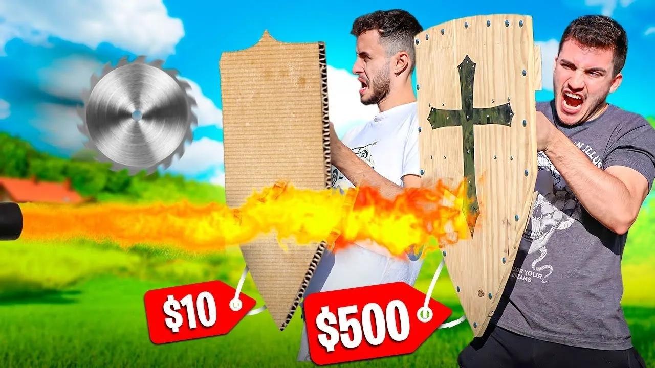 Who Built the Strongest Shield? (Cheap vs. Expensive Challenge)