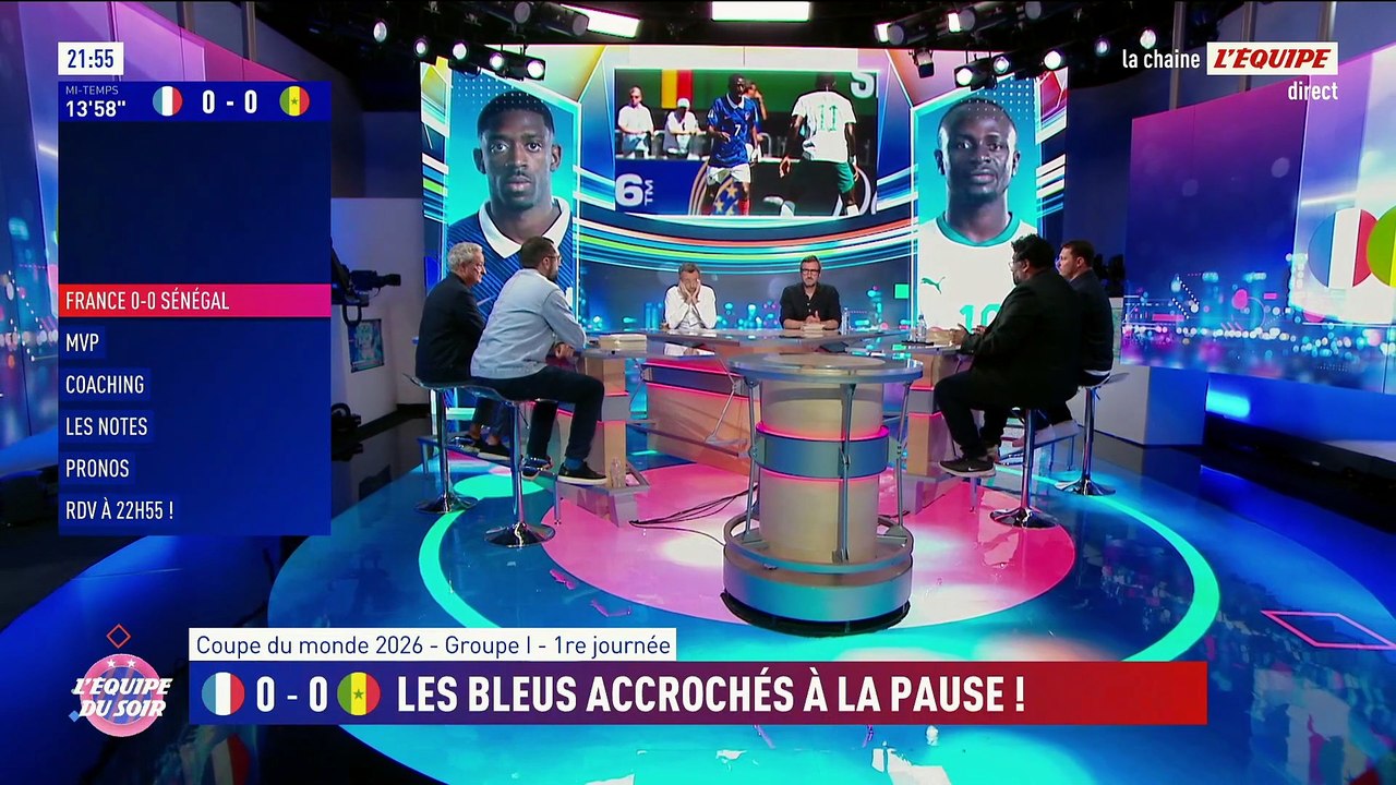 Le debrief de la mi-temps de France -Sénégal - Foot - Coupe du monde