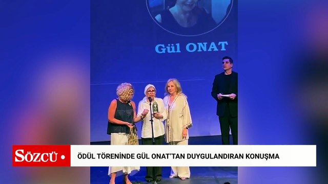 Ödül töreninde duygulandıran konuşma: ''Yaşam mücadelesi veriyorum'