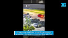 Detuvieron en La Plata a un hombre acusado de atropellar a dos jóvenes en moto y darse a la fuga