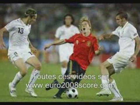 EURO 2008 :Espagne - Italie Le match