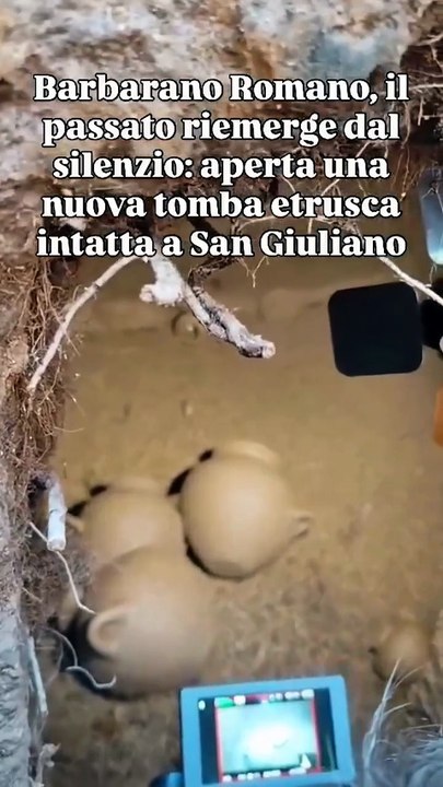 Descubren una segunda tumba intacta en San Giuliano