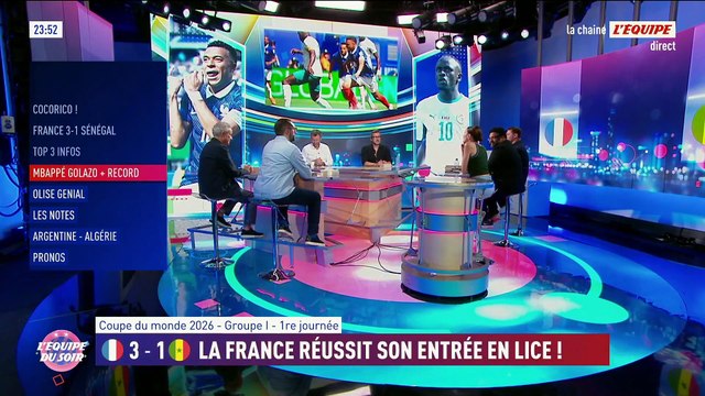 Deschamps : « Bradley Barcola a fait mal en entrant » - Foot - Coupe du monde