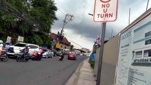 Sidewalk Standpoint on Malhacan Road, Meycauayan, Bulacan, Philippines