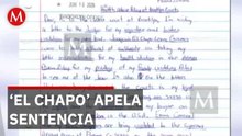 'El Chapo' manda nuevas cartas buscando liberación y denuncia irregularidades en su proceso