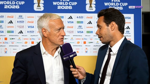 Coupe du Monde 2026 - La joie de Deschamps au micro de beIN SPORTS après la victoire de la France contre le Sénégal