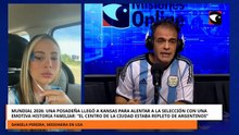 Una posadeña llegó a Kansas para alentar a la Selección con una emotiva historia familiar