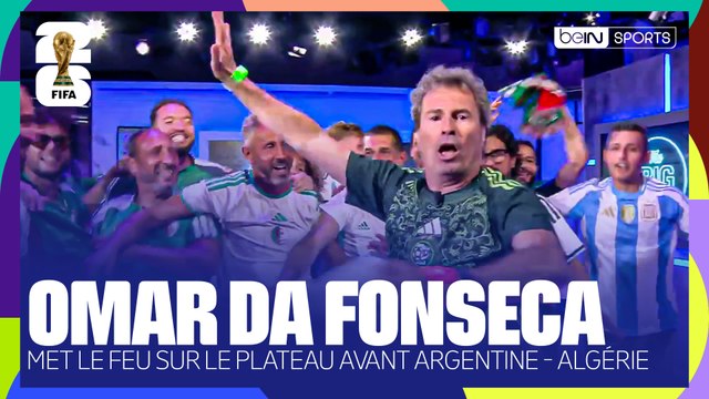 The Big Show : Omar da Fonseca déjà en transe avec des supporters avant Algérie-Argentine