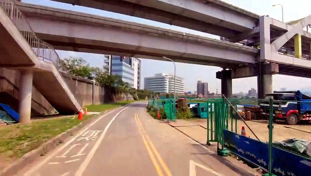 First-Person Cycling Exploration of Neihu District, Taipei City Taiwan