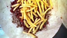 How to get the perfect cheese melt #frenchtacos #foodporn #BR3 #Tacos #Eating