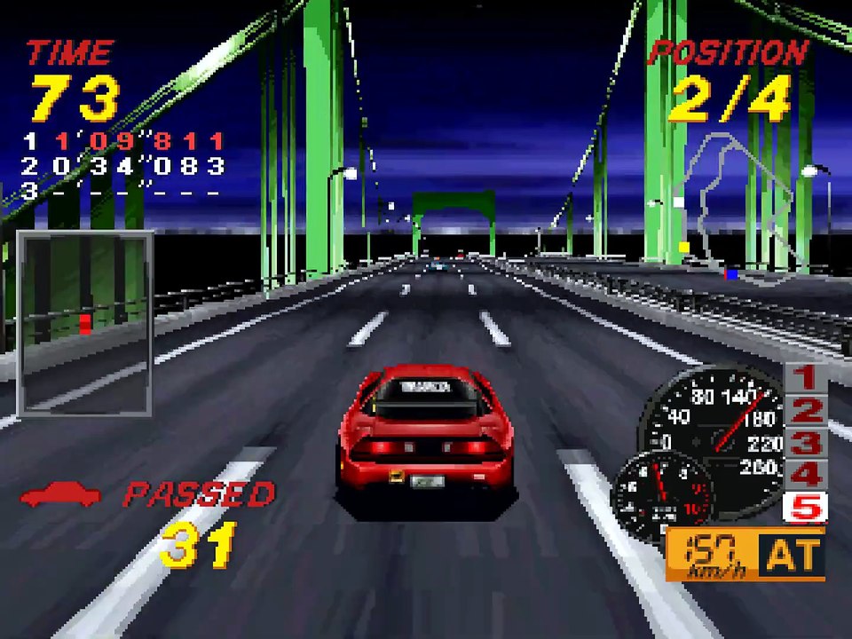 Midnight Run: Road Fighter 2 - PS1