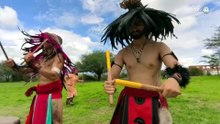 Exhiben el ceremonial juego de pelota en el Centro Interpretativo Guachimontones
