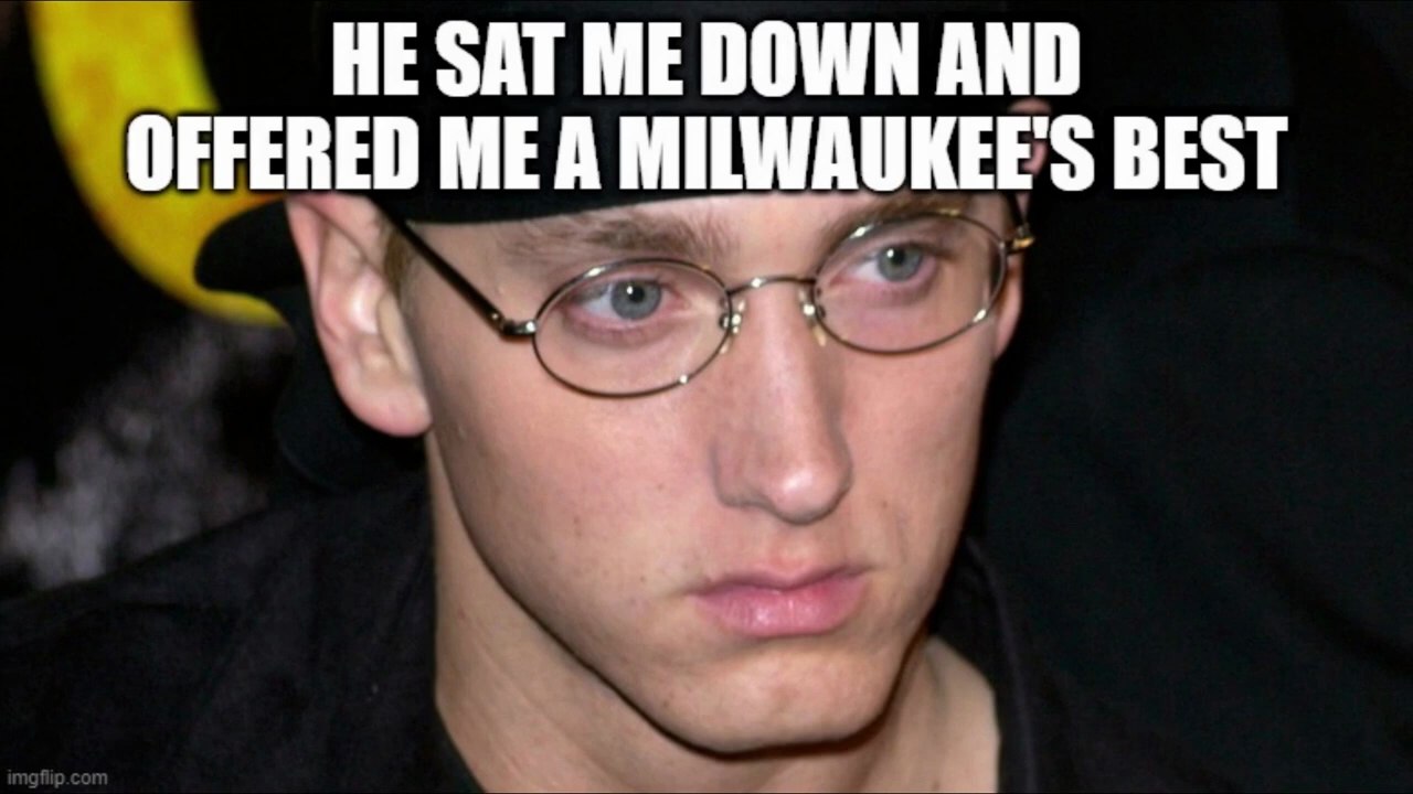 Eminem goes door to door