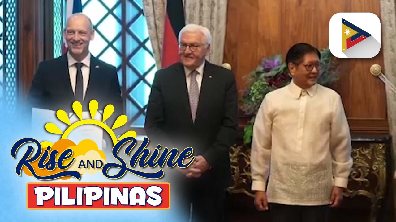 German Pres. Frank-Walter Steinmeier, nasa Pilipinas para sa kanyang 3-day state visit | ulat ni Kenneth Paciente