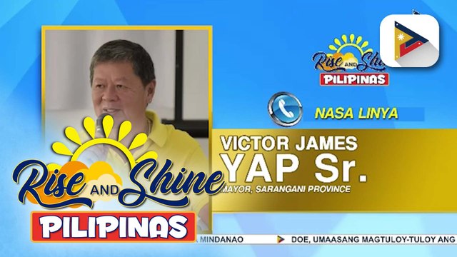 Panayam kay Glan Mayor Victor James Yap Sr. kaugnay sa patuloy na recovery efforts ng pamahalaan para sa mga naapektuhan ng lindol