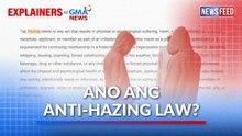 Ano ang Anti-Hazing Law? | GMA News Feed