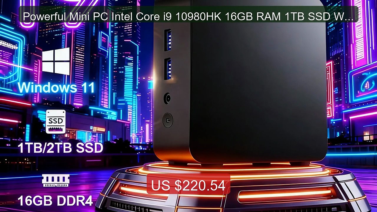 Powerful Mini PC Intel Core i9 10980HK 16GB RAM 1TB SSD Windows 11 ... -- Top Rated 2026 | Buy Now!