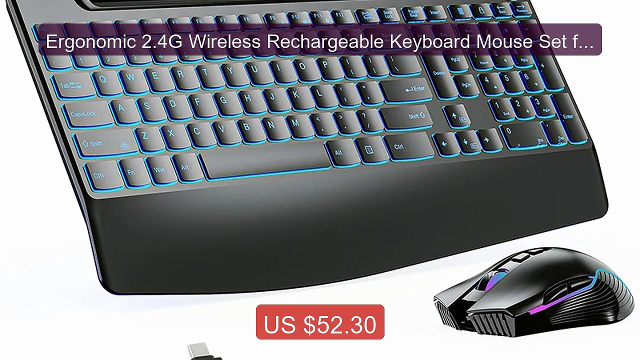 Ergonomic 2.4G Wireless Rechargeable Keyboard Mouse Set for Laptop... -- Best Deal 2026 | Shop Now!