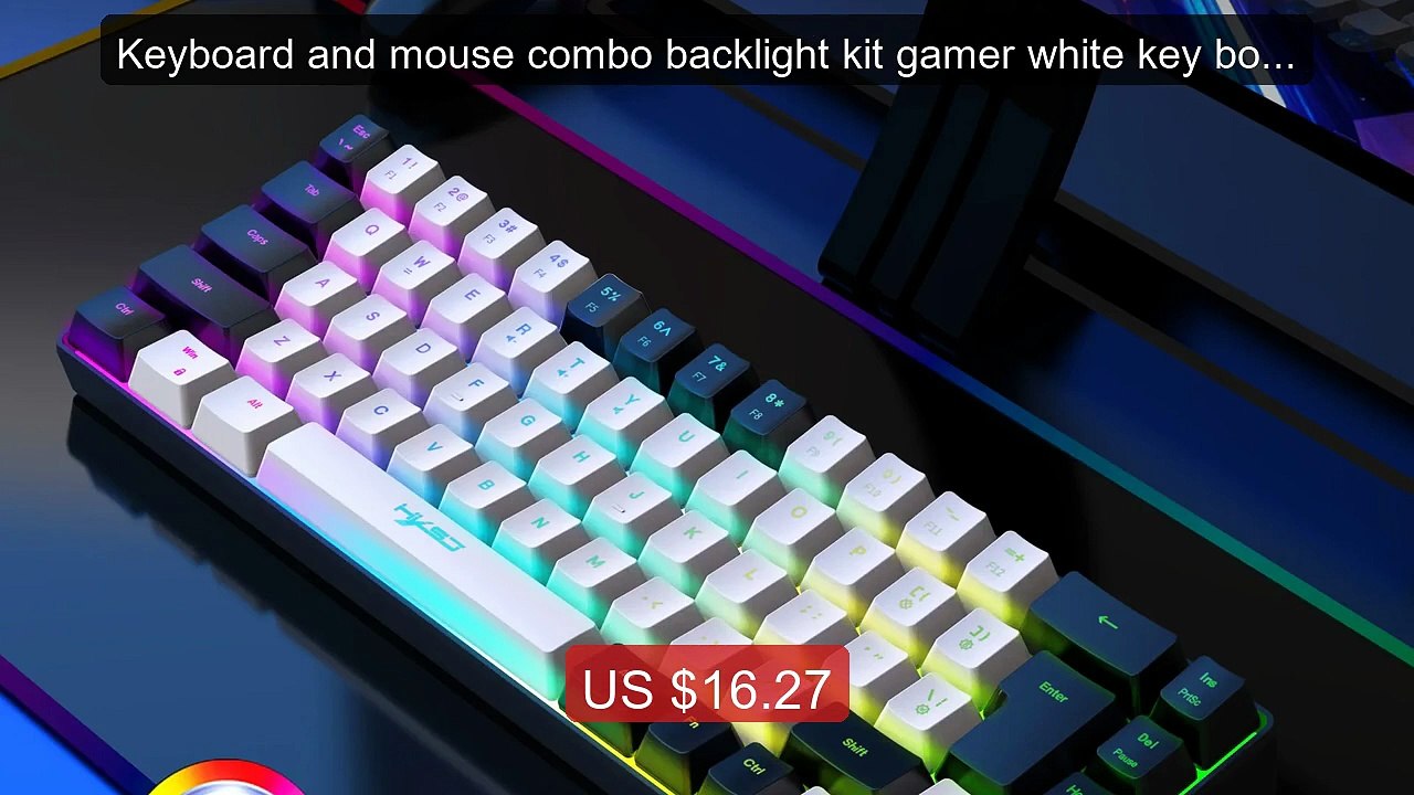 Keyboard and mouse combo backlight kit gamer white key boar... -- Top Pick 2026 | Unbeatable Price!