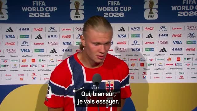 Norvège - Après son doublé, Haaland promet de mettre la même énergie dans chaque match